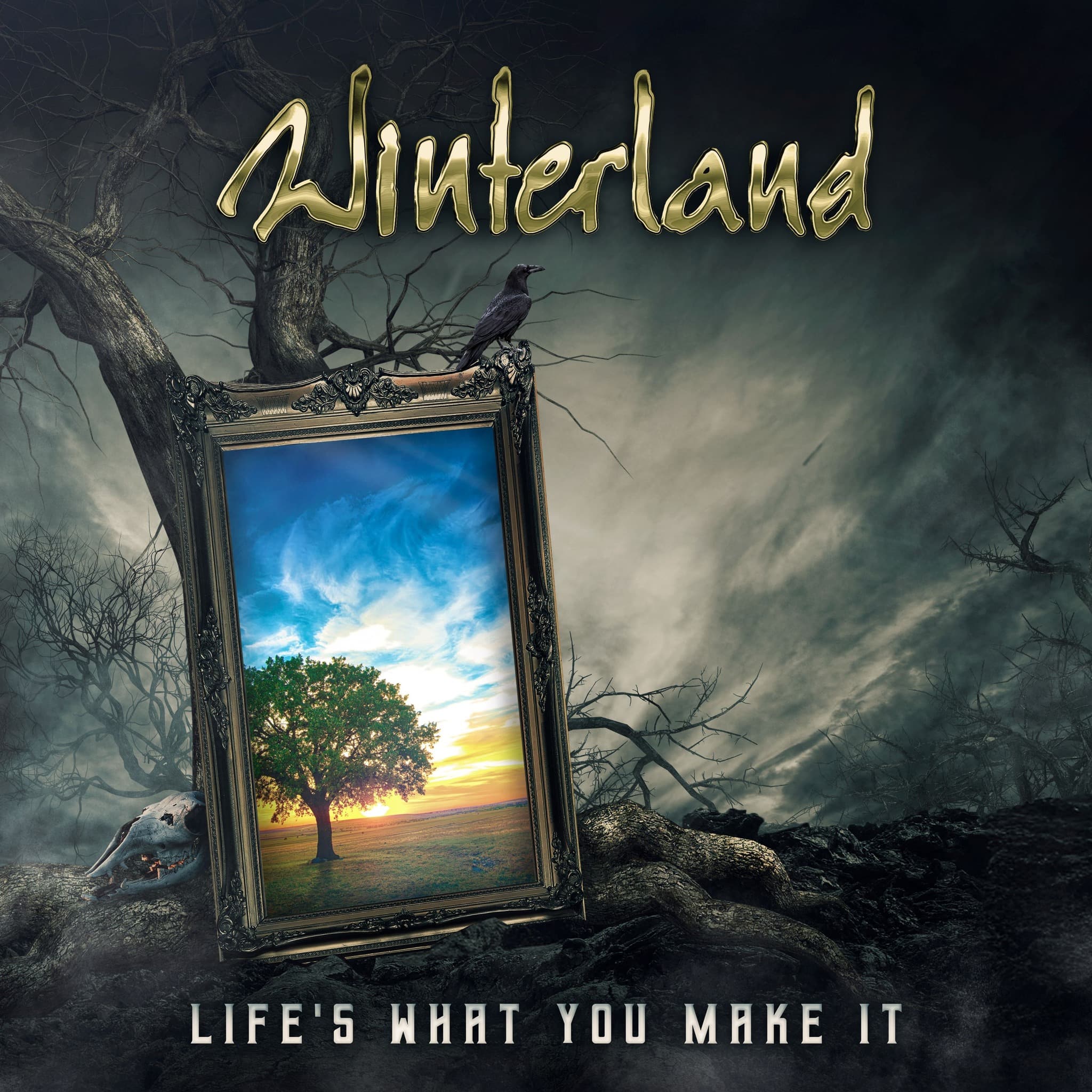 Winterland - Life's What You Make It - Album Cover Artwork by Nicolás Oliveros-web